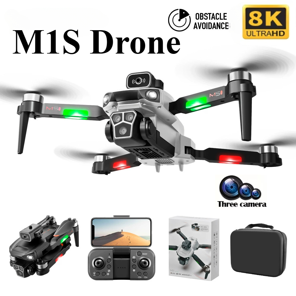 Jjrc Drone X12 - Drone M1S 8K Professionale con Tripla