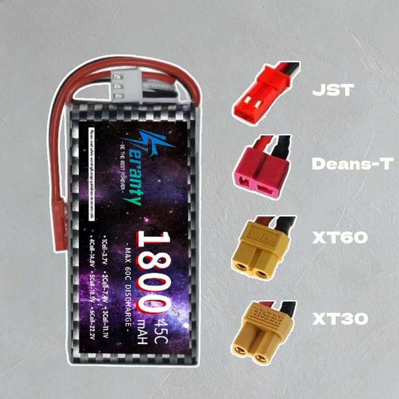 Batteria Lipo TERANTY 2S 3S 4S - Drone Rc Leading recensione e prezzo